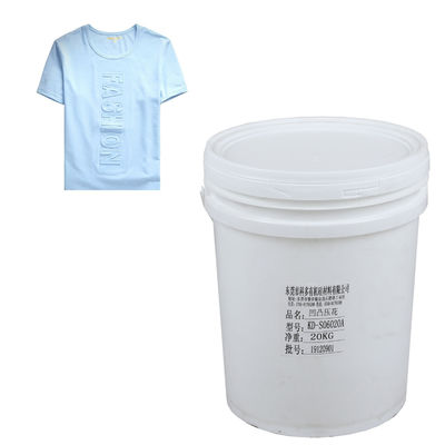 Wash Resistant Clear Embossing Ink , LSR Silicone Screen Printing Ink